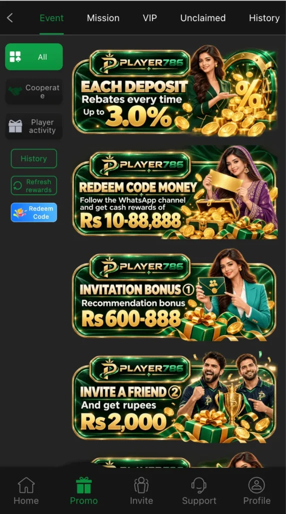 Player786 Promo